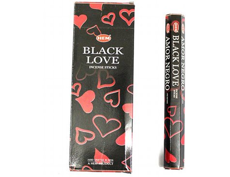 Hem Tütsü Siyah Aşk (Black Love) Çubuk Tütsü (120 Adet)