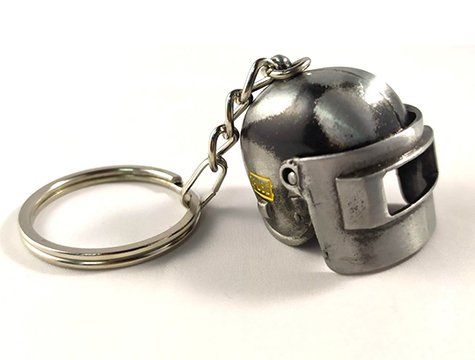 Metal Pubg Miğfer Anahtarlık