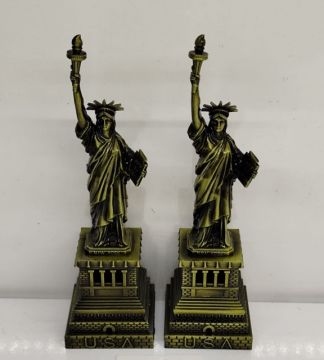 Metal New York Amerika Özgürlük Heykeli Biblosu (18 cm)