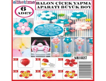Balon Çiçek Yapma Aparatı Büyük (6 Adet)
