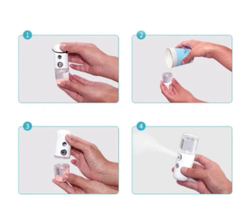 Taşınabilir Mini Nano Buhar Sprey Dezenfektan Cihazı