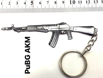 Metal Pubg AKM Tüfek Anahtarlık