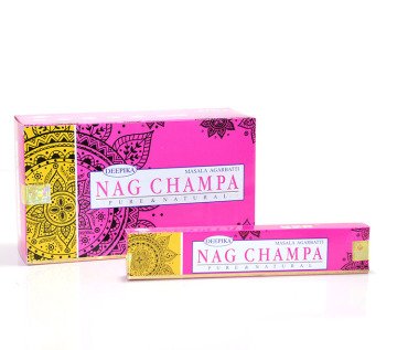 Deepika Nag Champa Masala Agarbatti Pure & Natural Çubuk Tütsü (240 Adet)