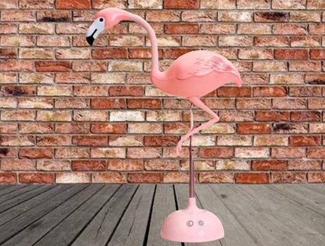 Dokunmatik Led Şarjlı Flamingo Masa Lambası