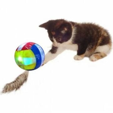 Kedi Köpek Işıklı Sansar Top Oyuncak