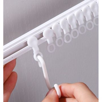 10 Kancalı Kendinden Yapışkanlı Mutfak Banyo Askısı(40cm)