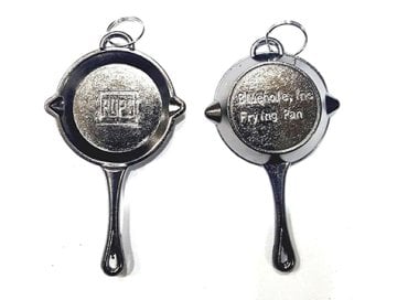 Metal Pubg Tava Anahtarlık