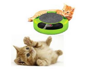 Kedi Tırmalama Oyuncağı Hareketli Fareli
