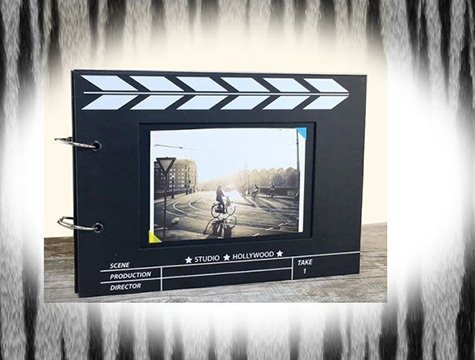 Klaket Tasarımlı Resim Çerçeveli Kendin Yap Albüm Defter​