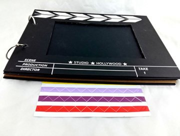Klaket Tasarımlı Resim Çerçeveli Kendin Yap Albüm Defter​