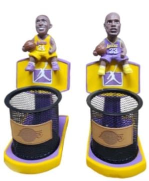 Dekoratif Polyester Basketbolcu Tasarımlı Kalemlik (20 cm)