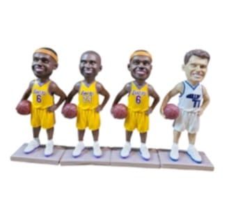 Dekoratif Polyester Basketbolcu Tasarımlı Biblo (20 cm)