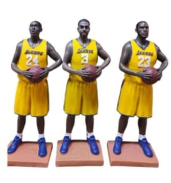 Dekoratif Polyester Basketbolcu Tasarımlı Biblo (25 cm)