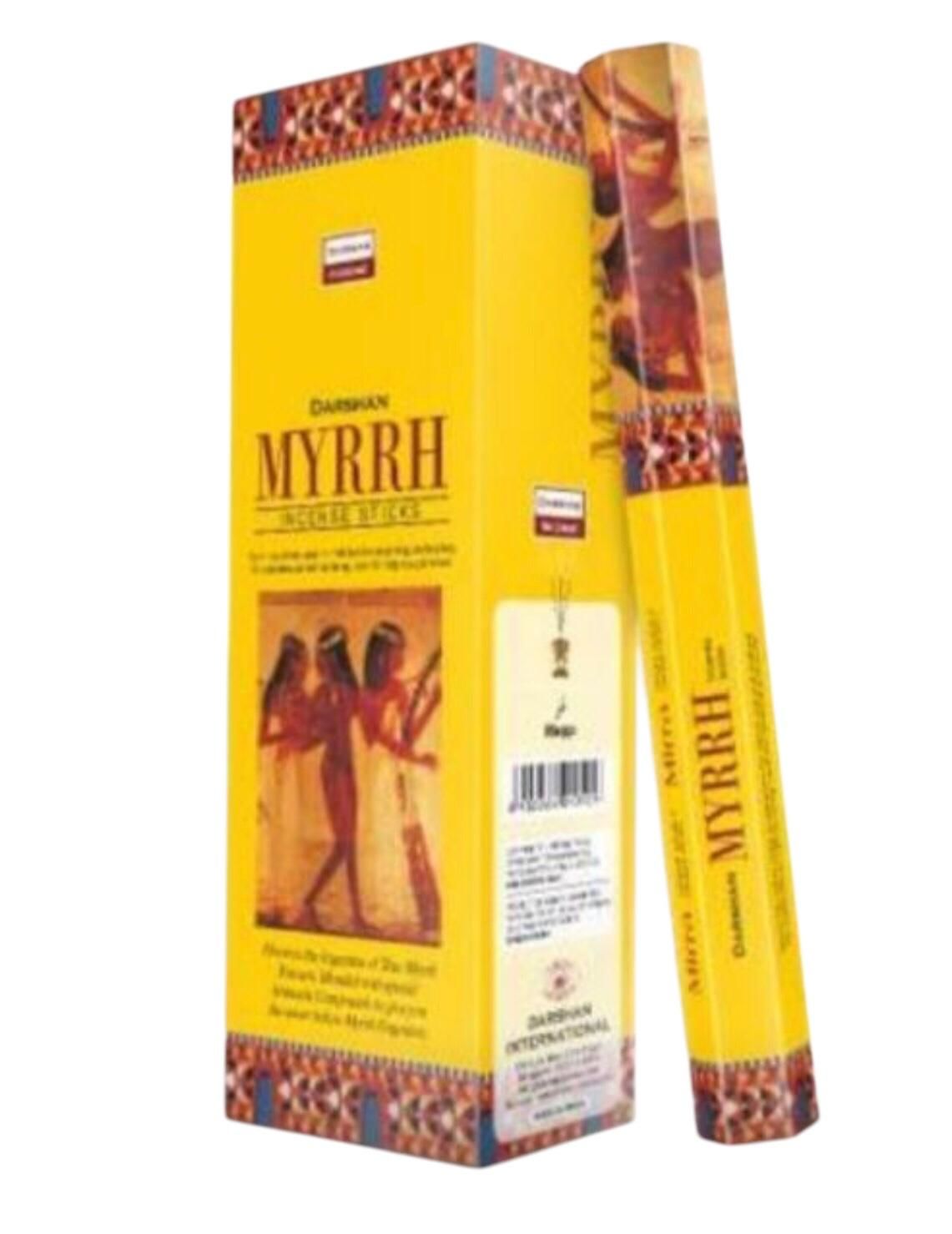 Darshan Myrrh Çubuk Tütsü İncense Sticks (120 Adet)