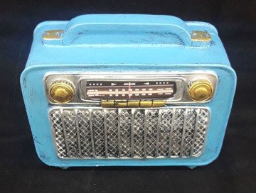 Dekoratif Polyester Retro Radyo Kumbara