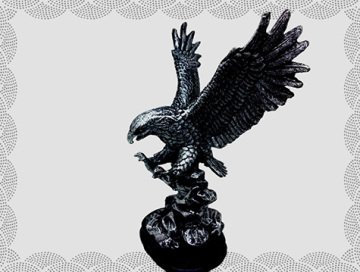 Dekoratif Kartal Biblosu (Gümüş)