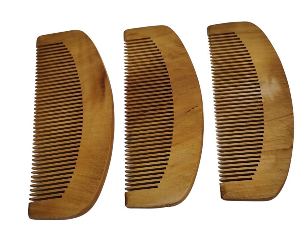 Ahşap Sık Dişli Tarak (14 cm 20 Adet)