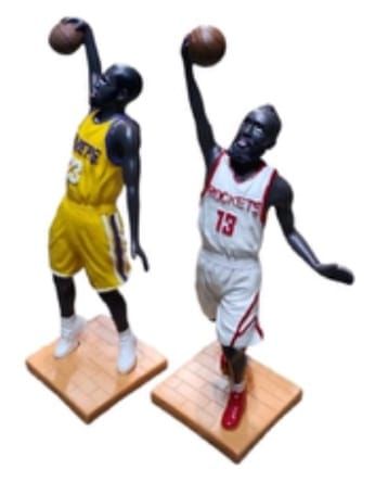 Dekoratif Polyester Basketbolcu Tasarımlı Biblo (23 cm)