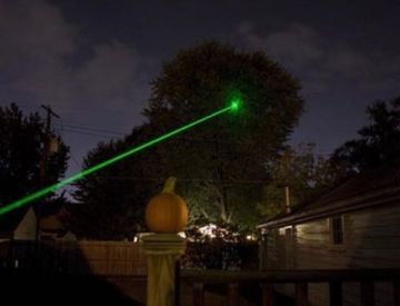 Yeşil Lazer Pointer 100 mw 10 Km Etkili (Beş Başlıklı)