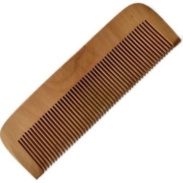Ahşap Sık Dişli Tarak (15 cm 20 Adet)