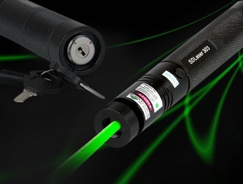 Yeşil Lazer Pointer 300 mw (Şarjlı)