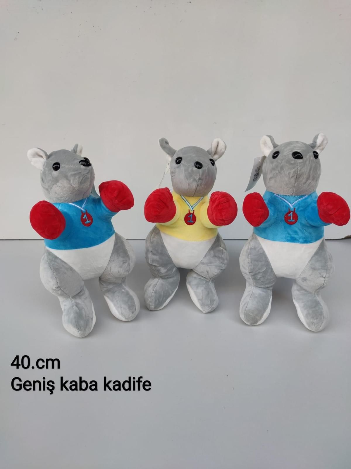 Sevimli Kanguru Karakterli Kadife Oyuncak
