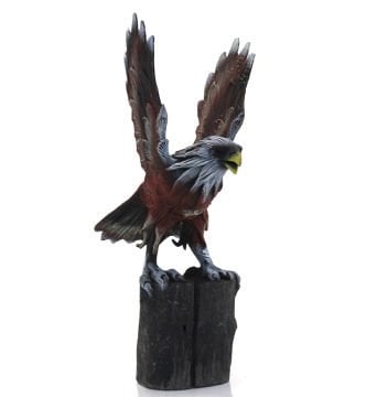 Dekoratif Kanatları Açık Kartal Biblo (30 cm)