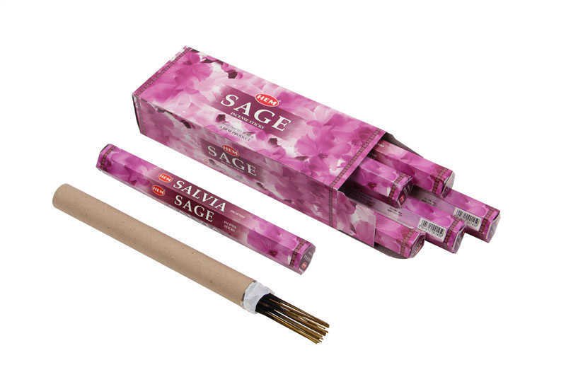 Hem Sage Hexa Ada Çayı İncense Sticks Çubuk Tütsü (120 Adet)