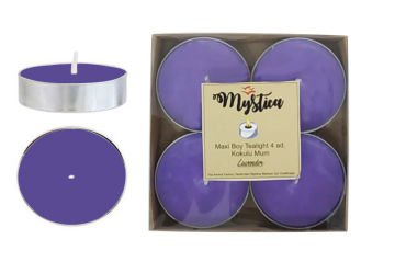 ﻿Kokulu Tealight Büyük Boy Mum (4 adet)