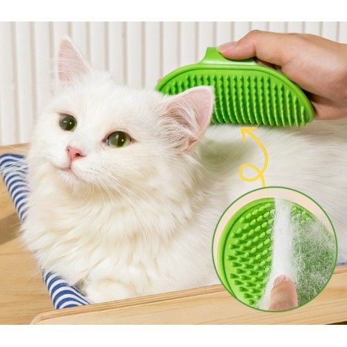 Silikon Kedi Köpek Tüy Toplama Kaşınma Fırçası