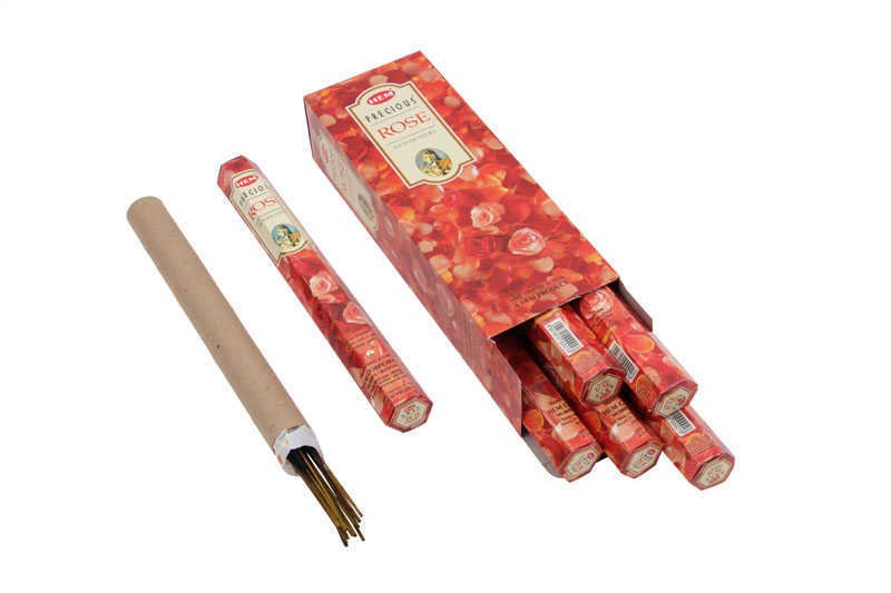 Hem Precious Rose Hexa Gül İncense Sticks Çubuk Tütsü (120 Adet)