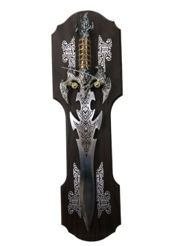 Siyah Antik Kılıç Duvar Süsü (50 cm x 15 cm)