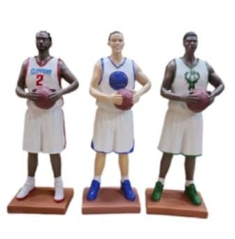 Dekoratif Polyester Basketbolcu Biblosu (28 cm)