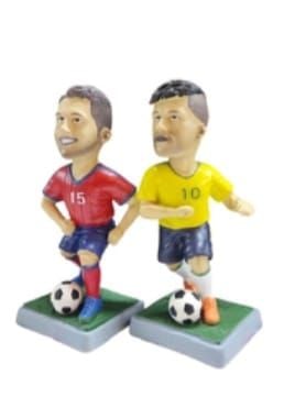Polyester Futbolcu Dekoratif Biblo (20 cm)