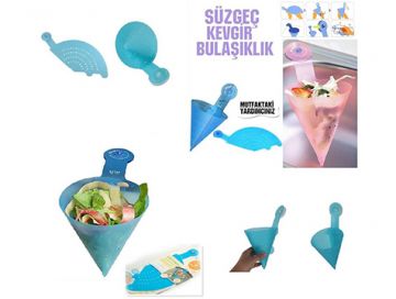 Pratik Lavabo Kenarı Süzgeç Evye Çöplüğü