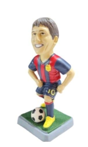 Polyester Futbolcu Tasarımlı Dekoratif Biblo (20 cm)