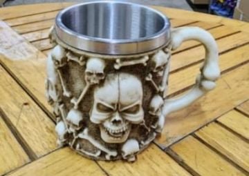 Kuru Kafa Şeklinde 3D Kupa Bardak