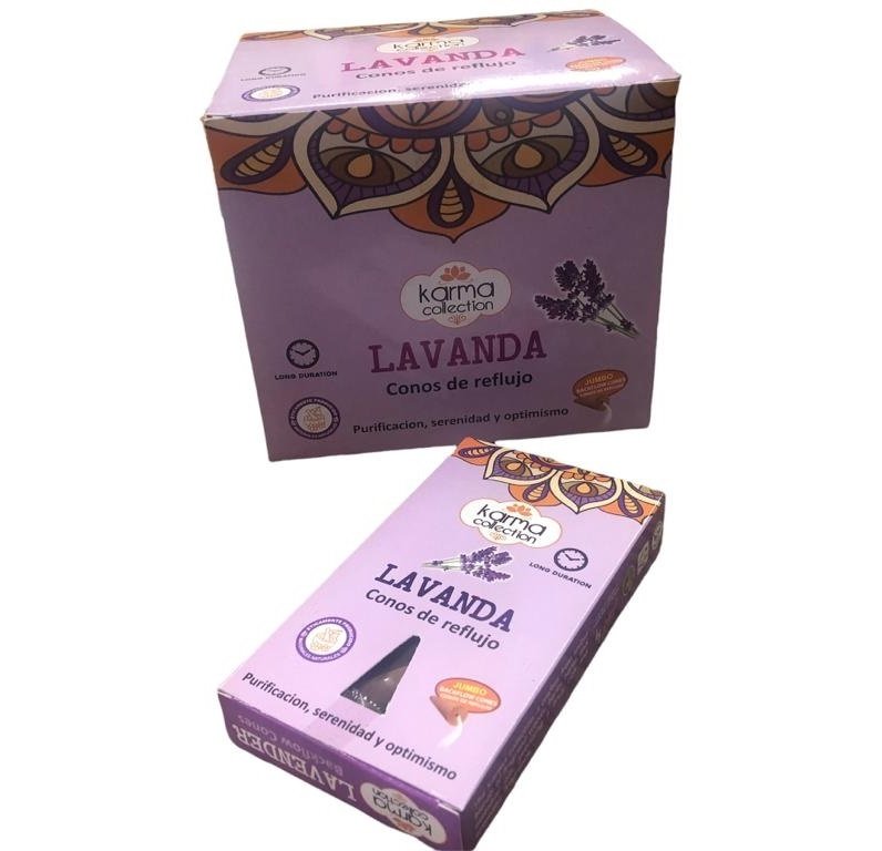 Karma Back Flow Lavanda Geri Akış Lavanta Jumbo Konik Tütsü (120 Adet)