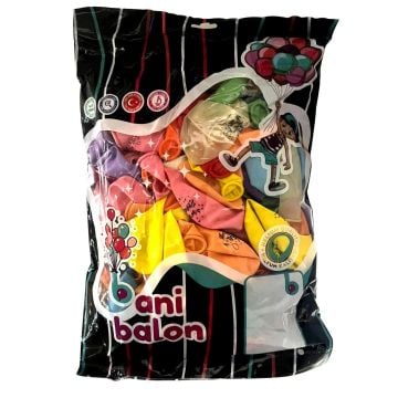 12'' Pastel İyiki Doğdun Baskılı Balon (100 Adet)