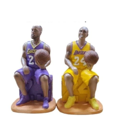 Polyester Oturan Basketbolcu Dekoratif Biblo (24 cm)