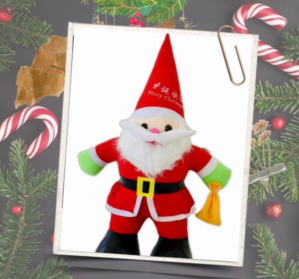 Noel Baba Peluş Yılbaşı Oyuncak 60 cm