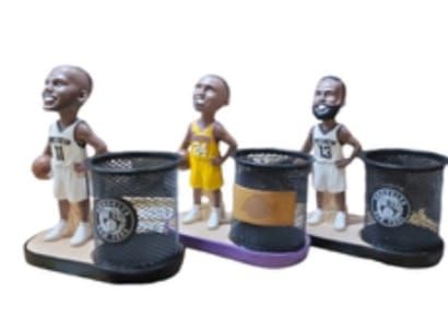 Polyester Basketbolcu Dekoratif Kalemlik (18 cm)