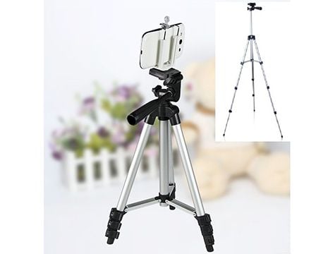 Telefon Fotoğraf Makinesi ve Kamera Tutucu Tripod Ayak