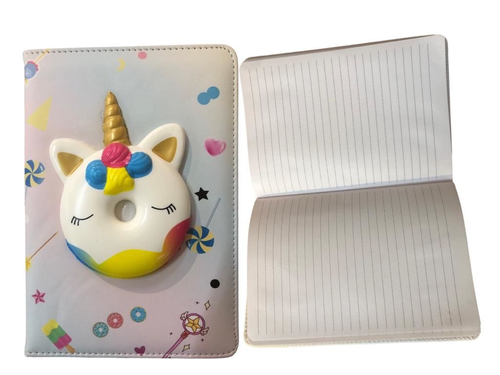 Tek Boynuz A Tasarımlı Çizgili Defter