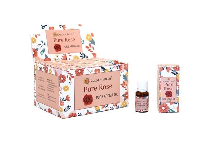 Garden Fresh Pure Rose (Gül) Oil Buhur Yağı (10 ml)