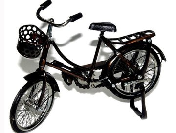 Dekoratif Metal Bisiklet Biblosu (25 cm)