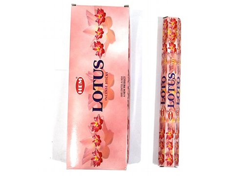 Hem Lotus Çiçeği Çubuk Tütsü Lotus İncense Sticks (120 Adet)