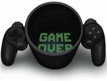 Joystick Game Over Kupa Bardak