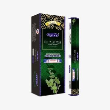 Satya Eucalyptus (Okaliptus) Çubuk Tütsü Incense Sticks (120 Adet)