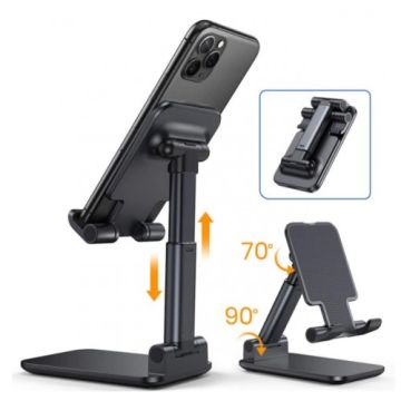 Ayarlanabilir Katlanabilir Masaüstü Telefon Tutucu Stand